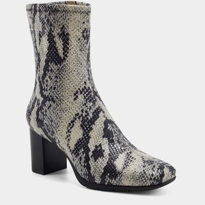 NEW in box. Aerosoles snake print boots.